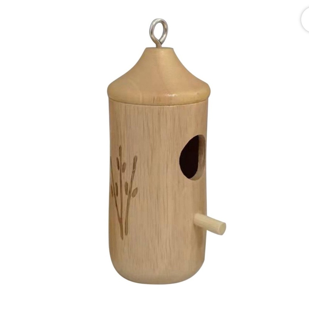 Hummingbird House, bamboo Outdoor Garden Hanging Bird Feeder